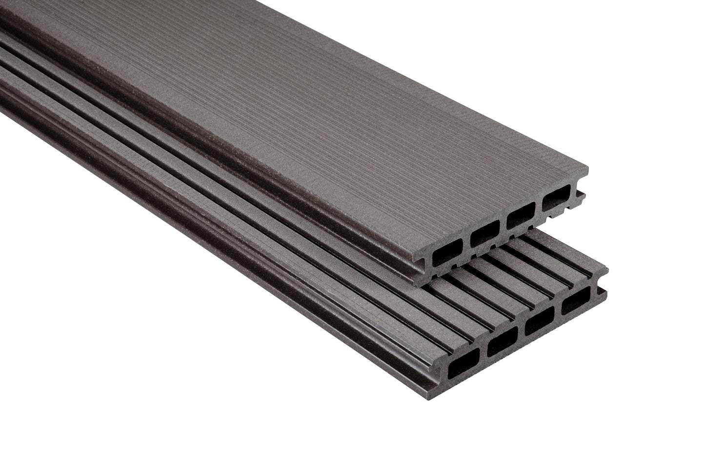 Terrassendielen WPC / BPC | WPC Terrassendiele Hohlkammer Standard Gebürstet | Kovalex