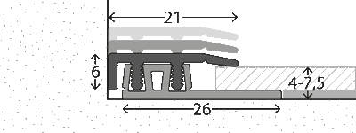 Zubehör | Prinz Profi-Design Abschlussprofil 21x2700 mm silber | Prinz