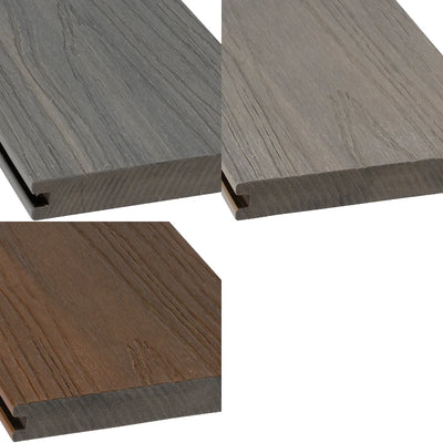 BPC Terrassendiele Massivprofil Coextrudiert vorschau Varianten