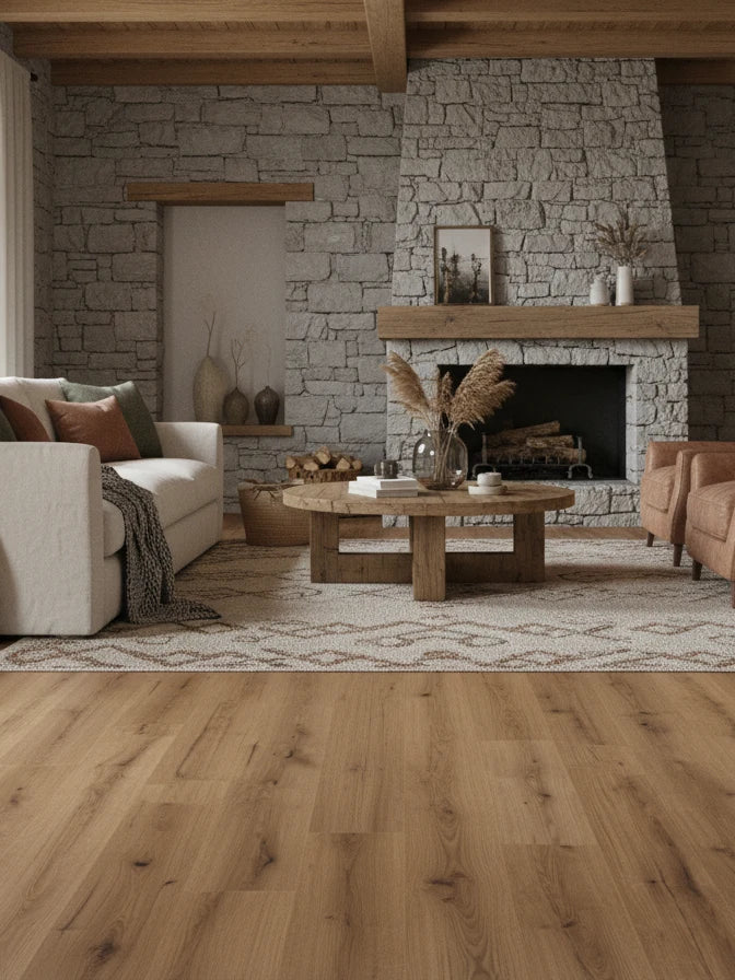 Eiche Yemen - Laminat Natural Touch Wohnzimmer rustikal