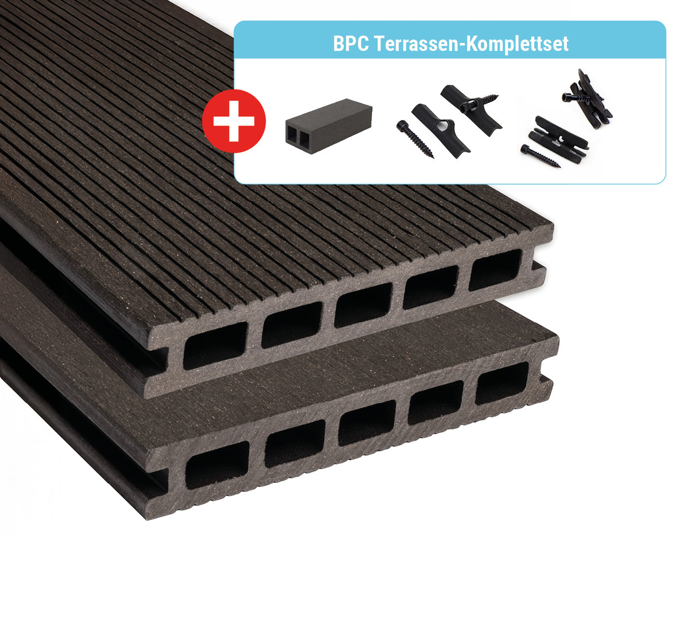 Terrassendielen WPC / BPC | BPC Terrassendiele Hohlkammerprofil Intro | Der Preisbrecher