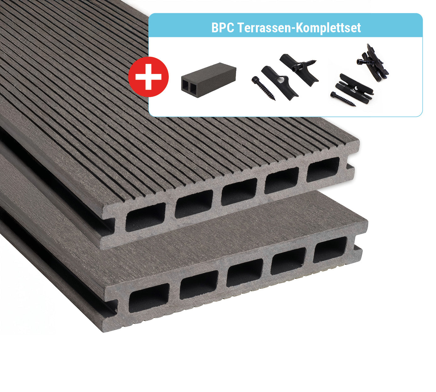 Terrassendielen WPC / BPC | BPC Terrassendiele Hohlkammerprofil Intro | Der Preisbrecher