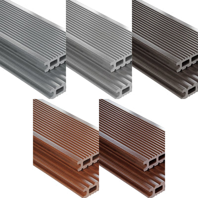 WPC Terrassendiele Hohlkammer Exklusiv Farbvarianten Überblick