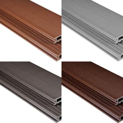 WPC Terrassendiele Hohlkammer Standard Mattiert Farbvarianten Überblick