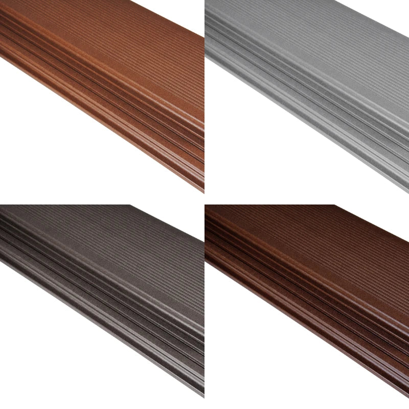 WPC Terrassendiele Vollprofil Standard Mattiert Farbvarianten Überblick